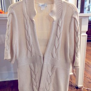 Ann Taylor Loft cream sweater